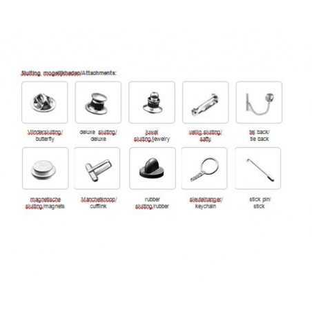 Metaal printing pins