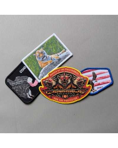 Mit HD-UV-Druck bestickte...